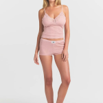 LACE CAMI AND SHORT SET