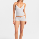 POINTELLE LACE CAMI AND BOY SHORT SET