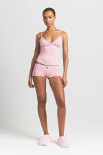 LACE CAMI AND BOY SHORT SET