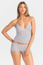 POINTELLE LACE CAMI AND BOY SHORT SET - Imagen 3